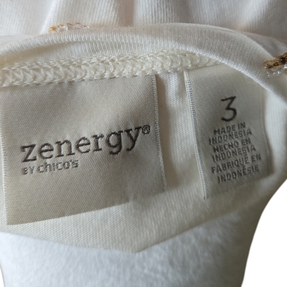 Zenergy by Chicos Cream Tshirt - Picture 4 of 6